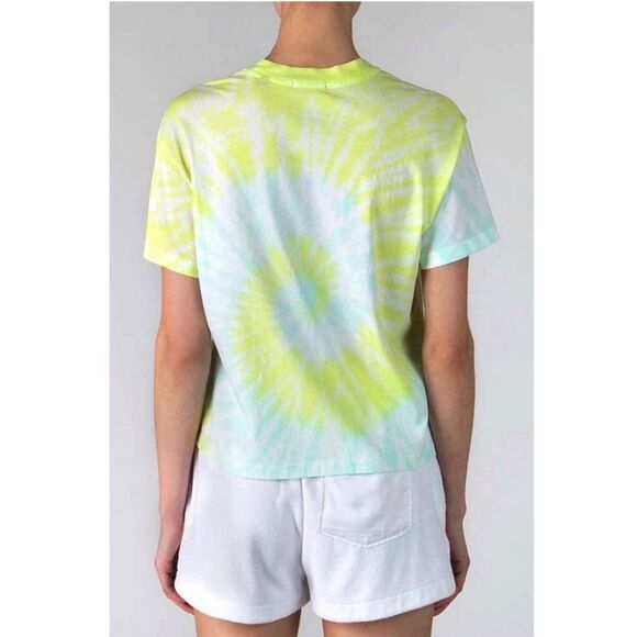 ATM Anthony Thomas Melillo Short Sleeve Tie Dye Tee - White Combo - Picture 3 of 14